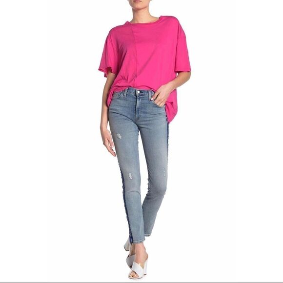 Hudson Jeans | Barbara 12 Straight Leg Jeans - Picture 4 of 5